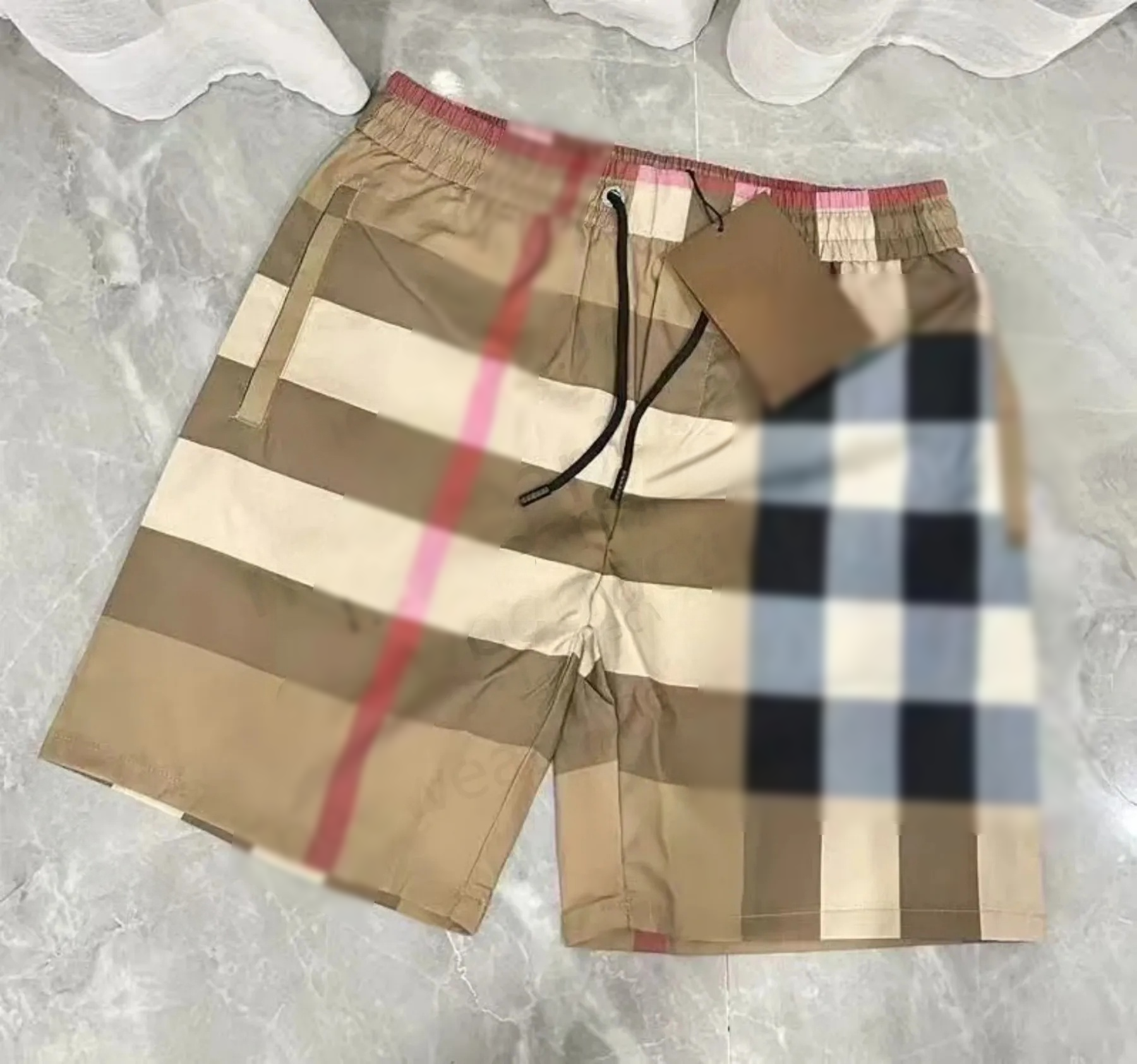 designer Mens Shorts Luxury Breathable Summer Beach Swimwear for Sports Trendy Pure Fabric Comfortable and cool short Summer vacation shorts 02