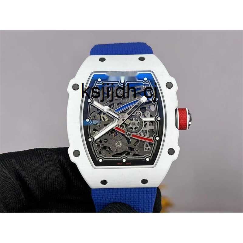 Watches Black Luxury French Watches 6702 And White Carbon Fiber Mechanical Watch Automatic Watch Crma7 Movement cygood
