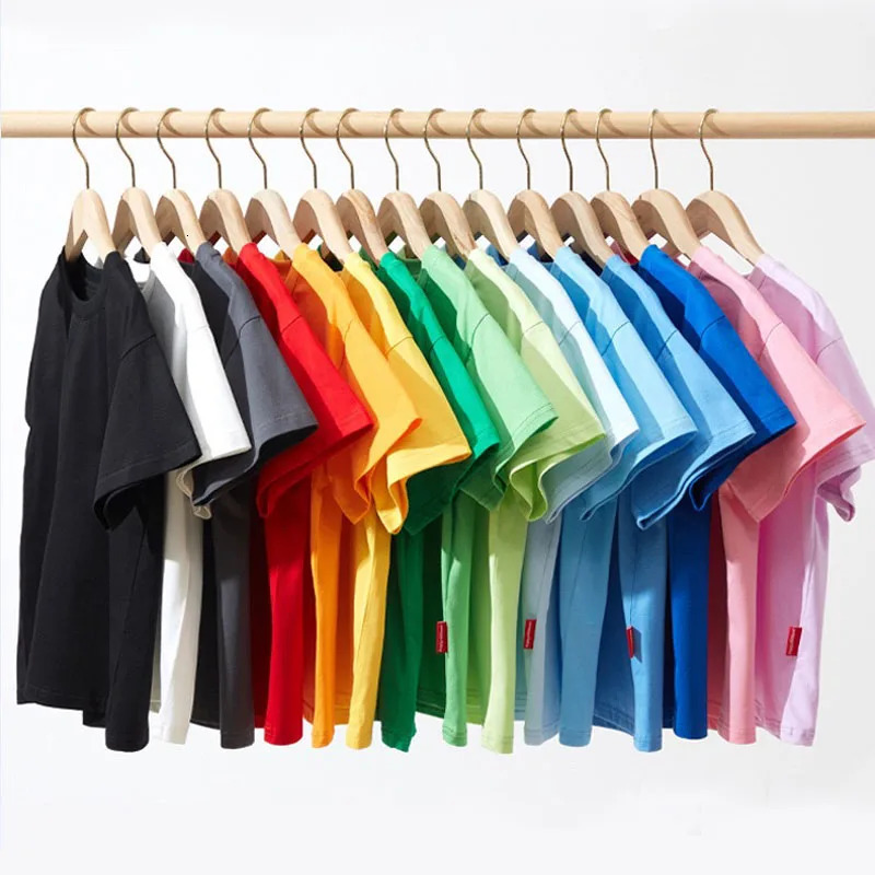 1pcs Summer Pure Cotton Boys Girl Solid Color Tees Fashion Top Childrens Short Sleeve Clothes T-shirts Child Loose Casual Tshirt 260427BJ