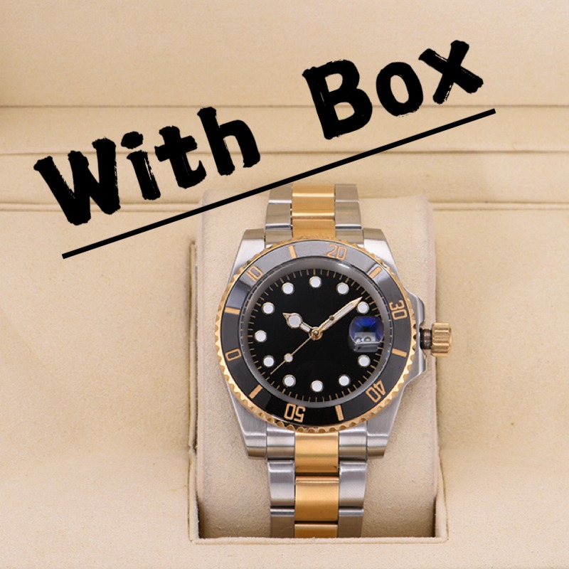 U1 Luxury Mens/Womens Watches Automatic Mechanical 40mm Watch 904L Stainless Steel Blue Black Ceramic Sapphire glass luminous WristWatches montre-image-1104175155