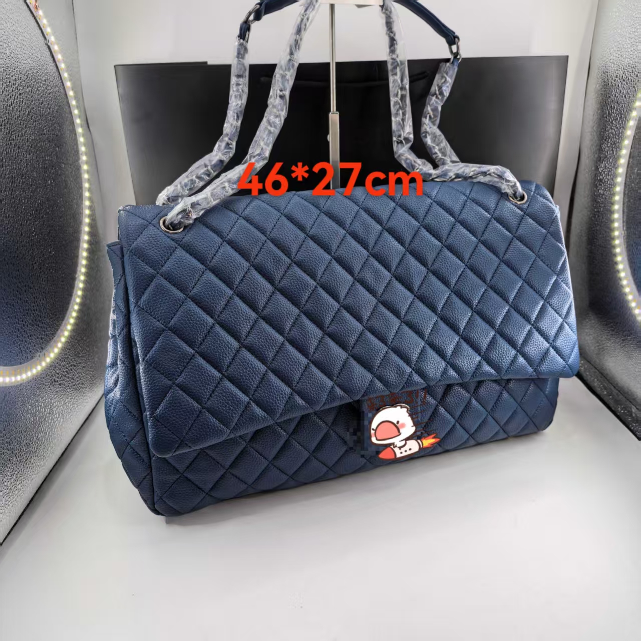 Designer bag XL Classic Flap Bag Women Shoulder Bags Leather Chain Black Caviar Maxi Cross body Purse Jumbo handbags