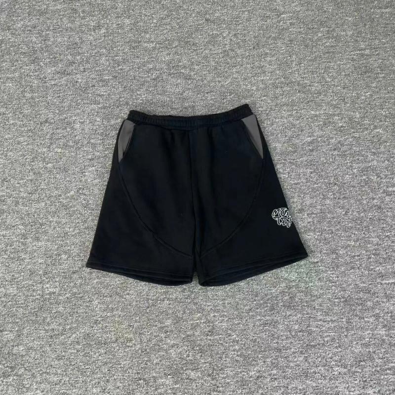 Men's Shorts Embroidery Letters Short Pants Casual High Street Hip-hop Rap Five-pant