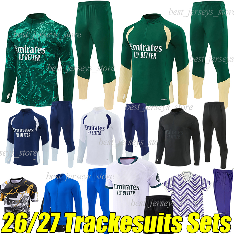 26/27MBAPPE VINI JR.Ensembles de football Survêtement 2026 VALVERDE GONZALO BELLINGHAM Sweats à capuche Coupe-vent Vestes survetement Costume d'e