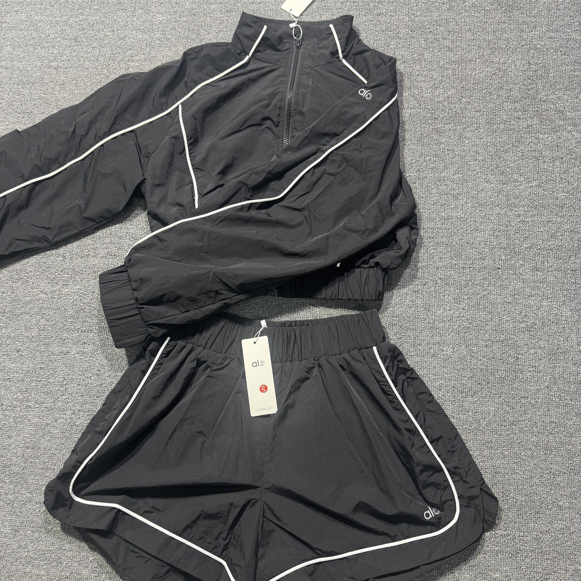 Designer Womens Wear Spring Autumn Suit Quick-dry Jacket Casual Fitness Tracksuit Jogger Ladies' Yoga Sunscreen Sportswear Shorts Sets A3