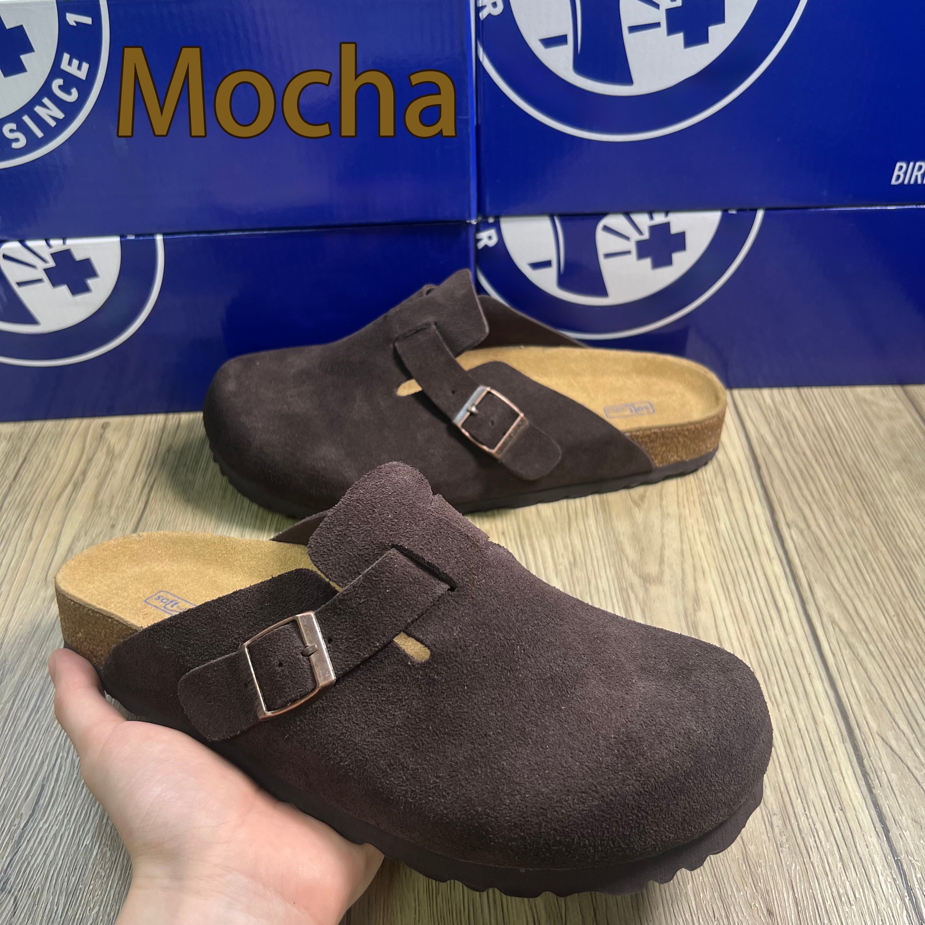 Designer Slippers Buckle Clogs Sandale Ashton Clog Loafers High Quality Fur Suede Fall Summer Beach Flats Sandals Genuine Leather Slide Casual Women
