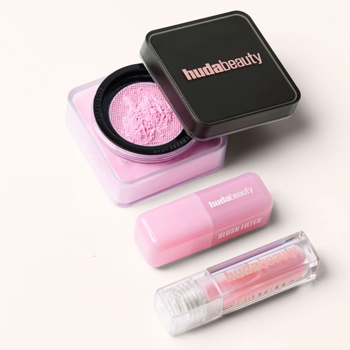 New Packing 8 Colors Beauty Easy Bake Loose Powder / Blush / Lip Gloss 20g Pound Cake Cherry Blossom Birthday Cake Baking Setting Powder Oil Cont-image-825122275