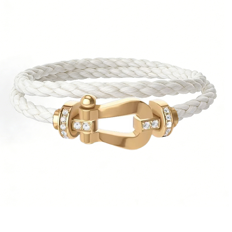 New Freed Bracelet Classic Horseshoe Buckle Nylon Rope Bracelet High Quality Stainless Steel Designer Jewelry for Men and Women
