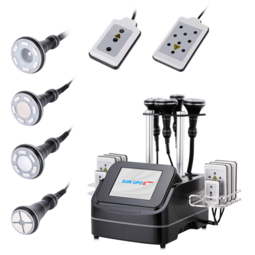 Professional 6 In 1 40K Slimming Equipment Vacuum Rf Lipo Laser S Shape Cavitation Machine For Beauty Salons223