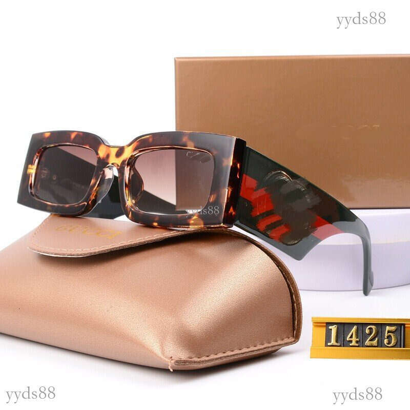 Trendy Designer Glasses Hot Search Brand Sunglasses Polarized Rectangle Metal Frame Unisex Driving Daily New European and American foreign trade G-b