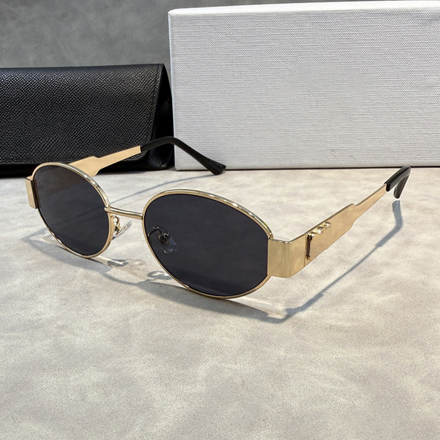 Lunettes de soleil de luxe de créateur Lunettes de soleil classiques pour hommes femmes rondes Adumbral sans cadre Couleurs polarisées en option