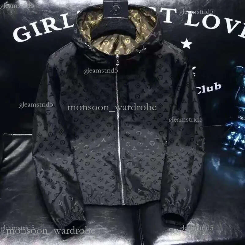 Louise Jacket Designer lvs Jacket Men's Mens Spring Autumn lvs Coat Fashion Sports Windbreaker Zipper Coats Man Outerwear lvs Clothing designer