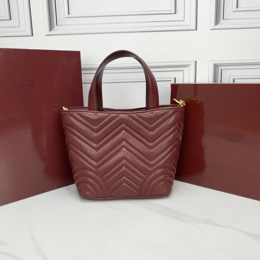 Designer Luxury Black Chevron Quilted Leather Mini Tote Bag Women Top Handle Shoulder Purse