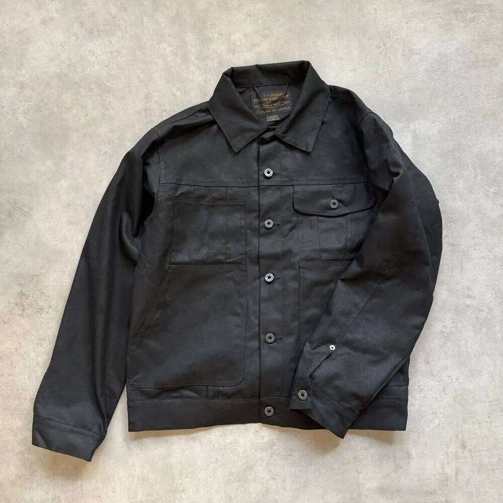 Filson American retro oil wax men's heavy windproof waterproof tooling outdoor commuter jacket L26812