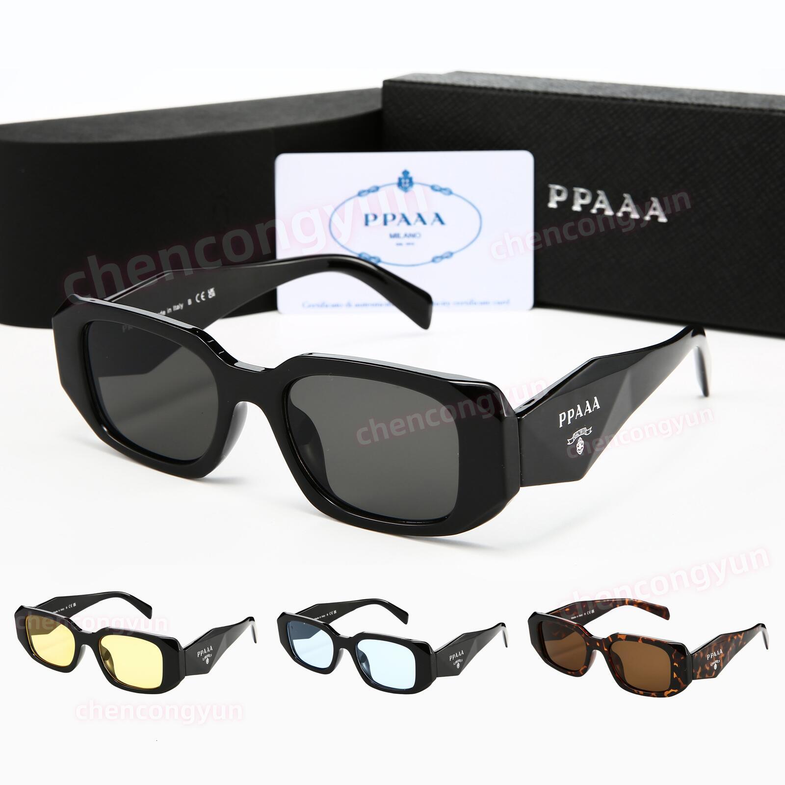 Fashion Designer Sunglasses Symbole Linea Rossa Triangle Cat Eye Rectangular Geometric Frame Glasses UV400 protection Polarized Women Men Sun Glasse
