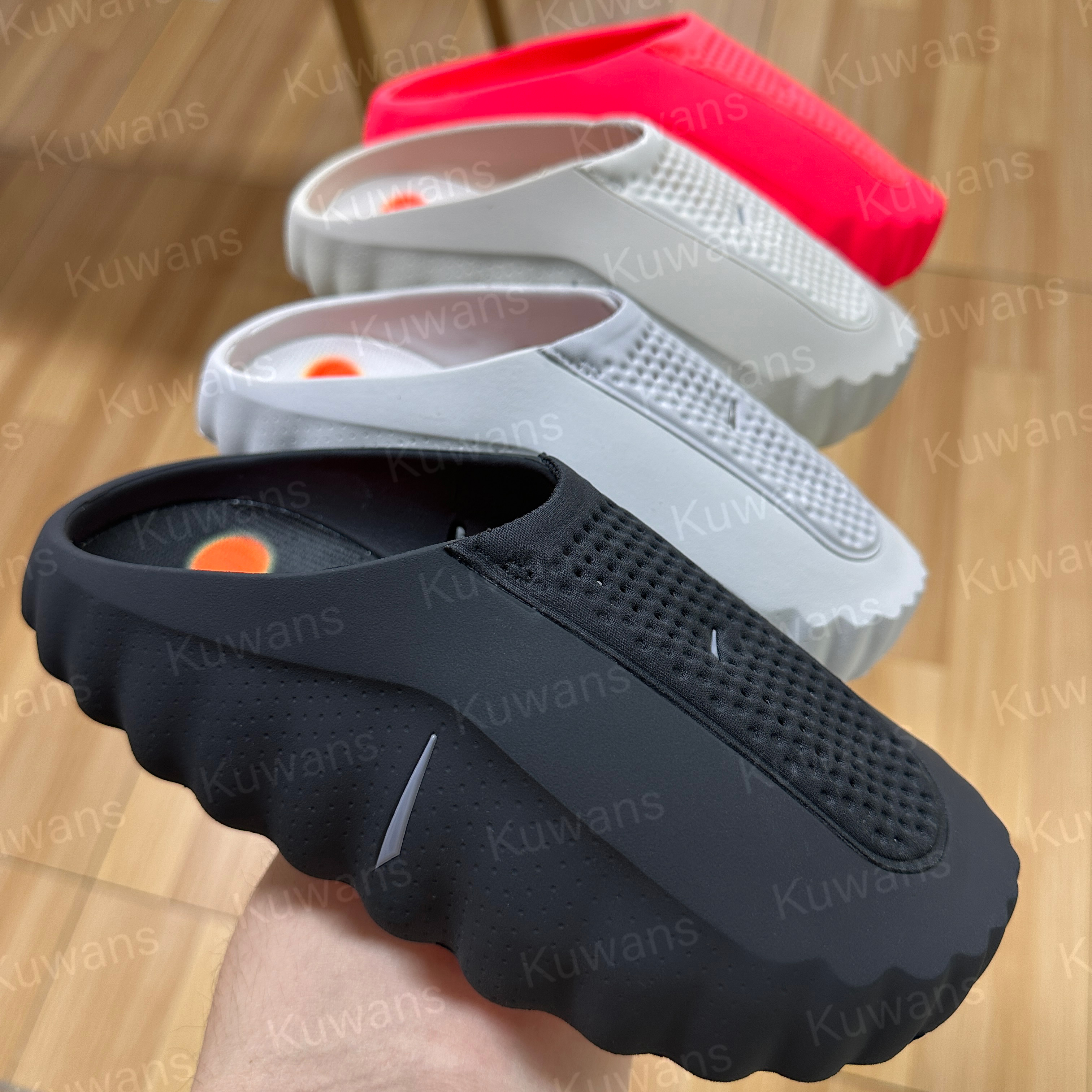 Desginer Mind 001 Slide Slides Mind001 Slippers Soft Rubber Tech Comfortable Sandals Mules Clog Black Red Bone Light Smoke Grey Men Women Summer-image-917368433
