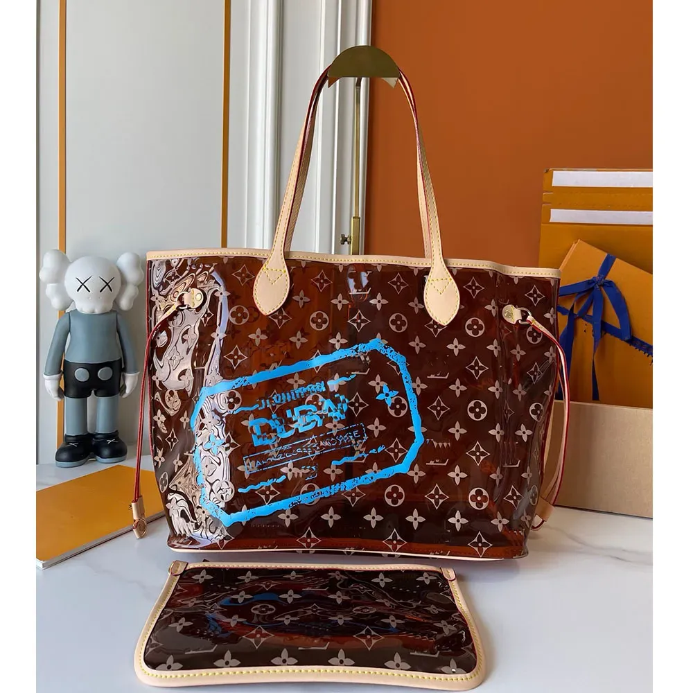 2026 Hot 10A Murakami Designer Bag Transparent Design Joyful Elements Handheld Travel Bag Women's Tote Bag High Quality Luxury Bag Source Facto