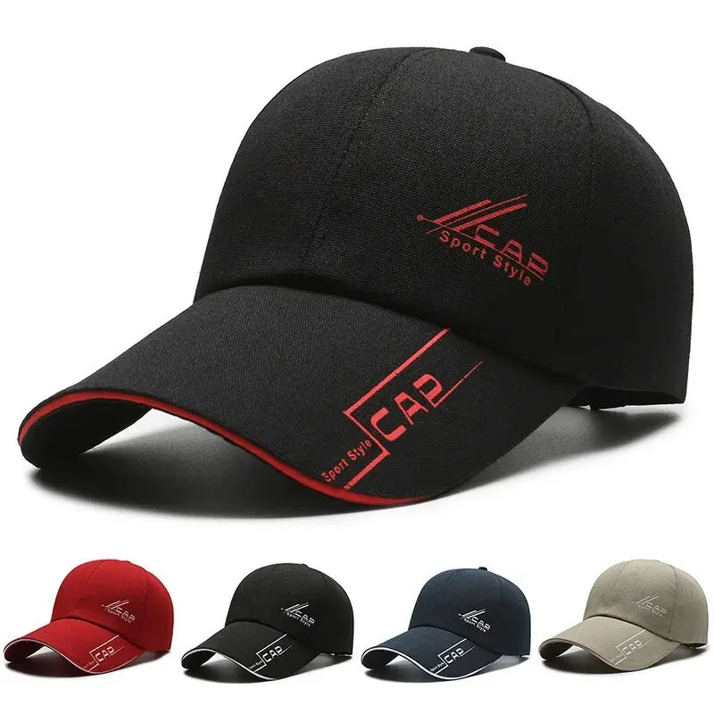 Hats Men Summer Long Brim Baseball Caps Spring Casual Outdoor Sun Fishing Hats Sunscreens Shade Caps Women Official Web 260429BJ