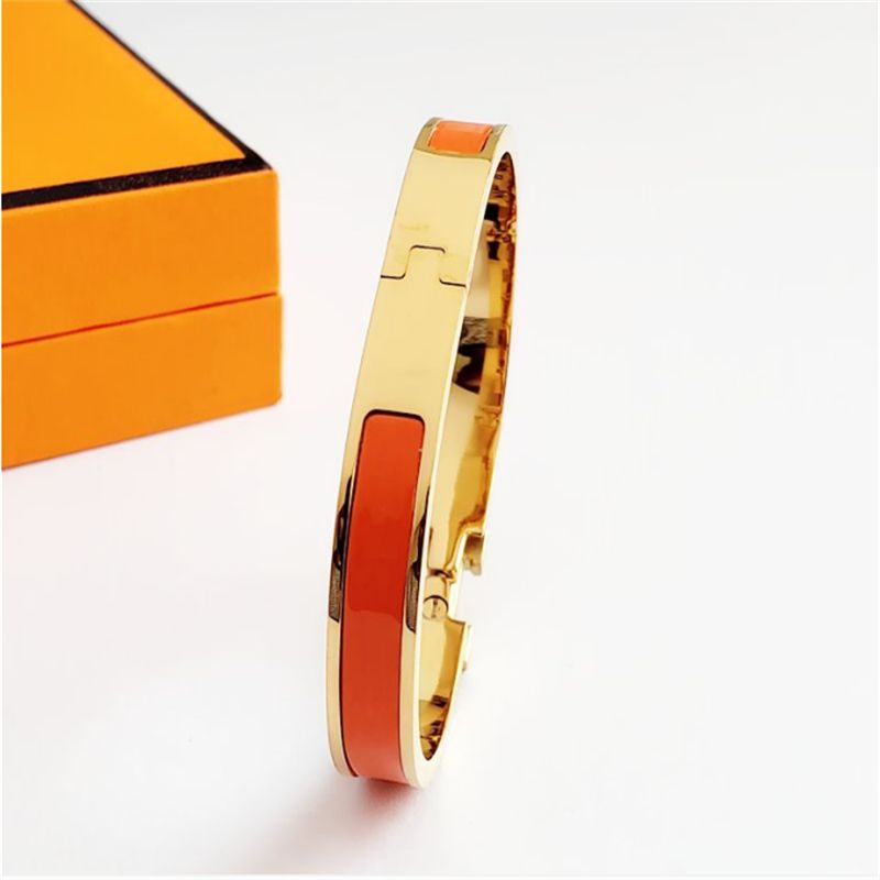 10a Gold bracelet designer bracelet women men classics jewelry non fading titanium steel 16 Color select unisex gift mens womens bracelets silver ba
