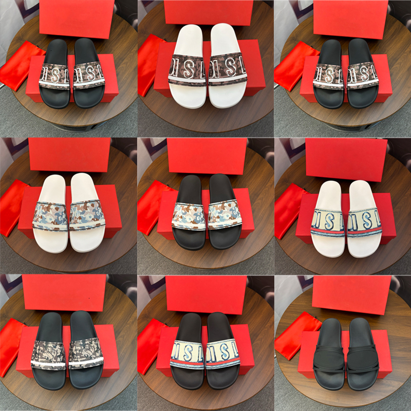2026 New Mens Letter Printing Slides Non Slip Summer Beach Sandals Casual Daily Slippers Free Shipping 1112