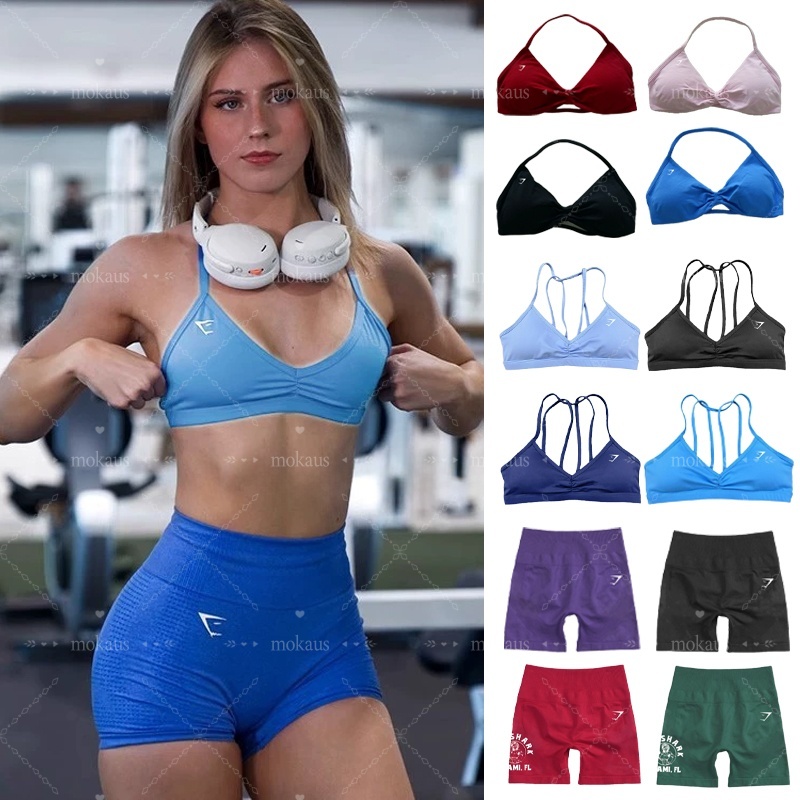 Gym High Women'S Running Fitness Leggings Sports Bra Casual Short Sports Tank Top Quick-Dry Gyms Womens Yogas Sport Set Workout And Jogging Clo