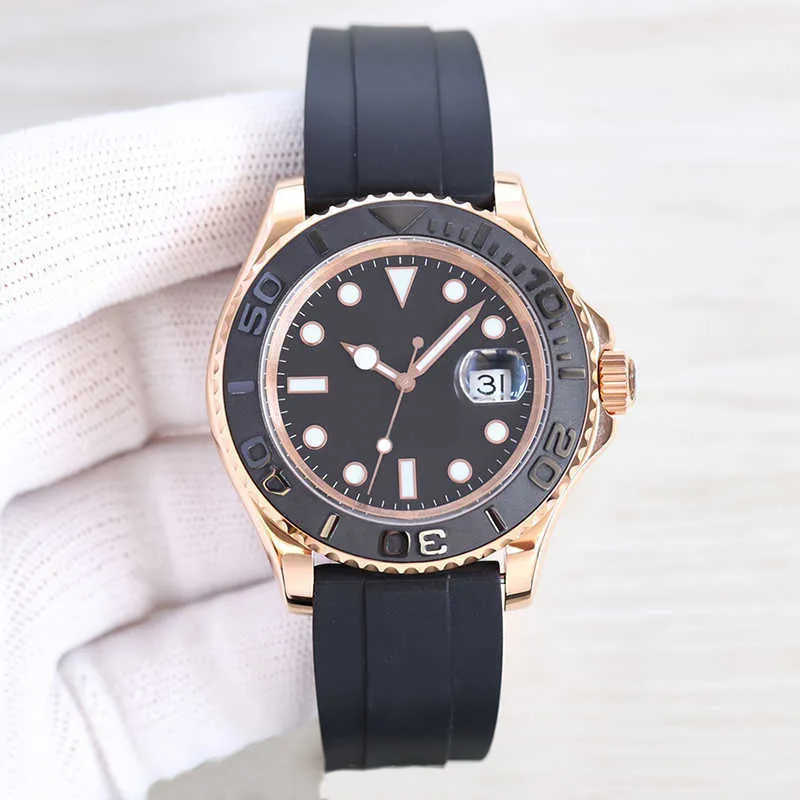 designer watch mens luxury Automatic movement Watches for man WristWatch Ceramic bezel 2813 Mechanical Montre with rubber strap $75
