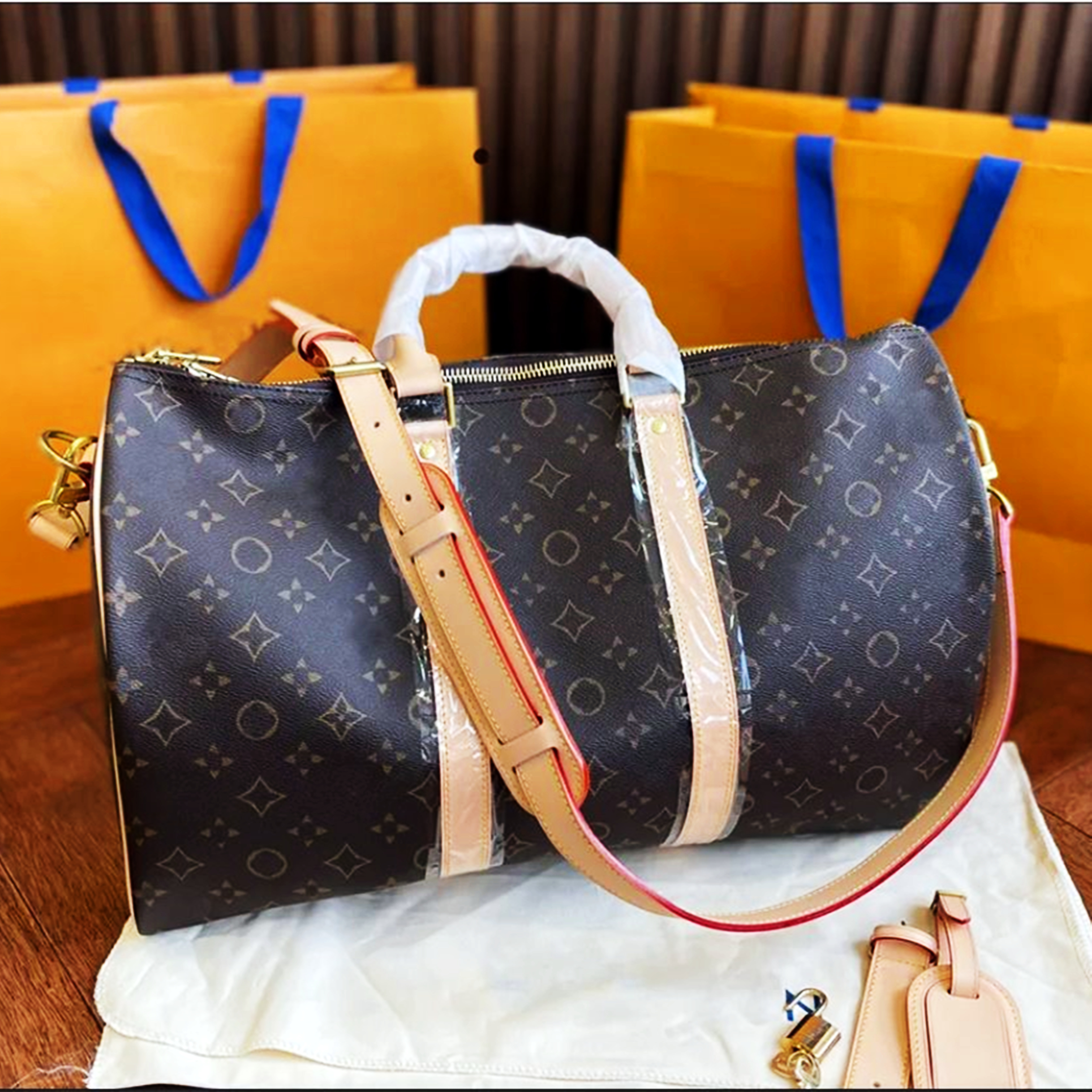 High Quality duffle bag Designers Duffel Bags luggage Travelling Bag High Women large capacity luggage bag baggage waterproof handbag Casual Trav-image-1104301490