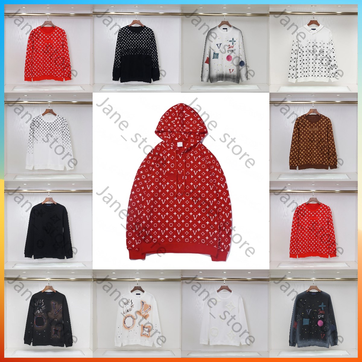 5A Designer For Men American Autumn And Winter Casual Letter Printed Long Sleeved Sweatshirts Fashion Luxury Pure Cotton Mens Hoodies Clothing 02