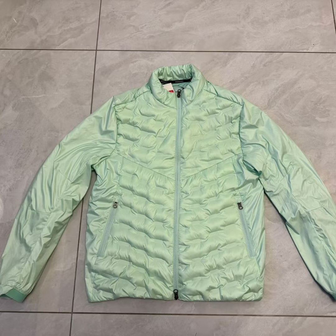 Puffer jacket mens sports jackets designer winter lightweight coat women luxury fashion reflective running down jacket thick warm parka green windpr