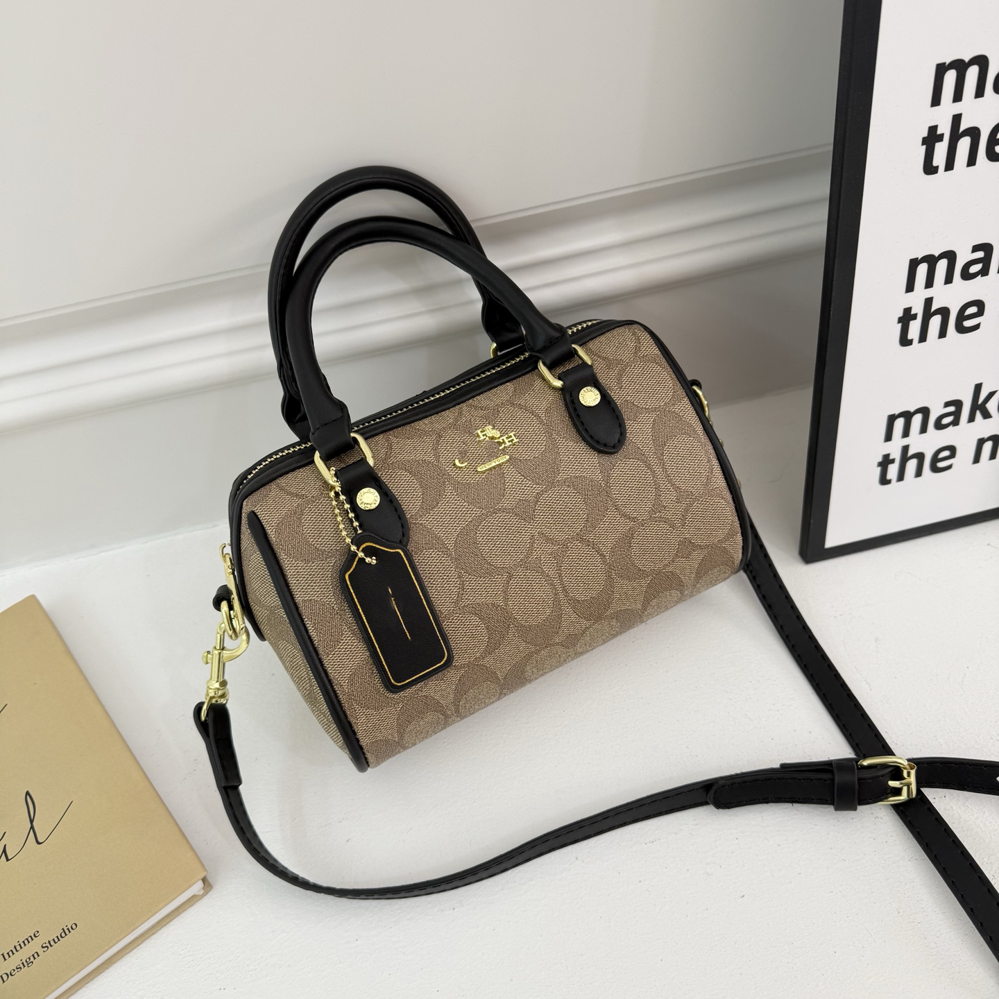 Luxury Bag Top Designer bag Handbags Classic Old Pull Link Closure Tote Shoulder Mini Women's Bag Leather Denim Crossbody Embossed Brown Flower