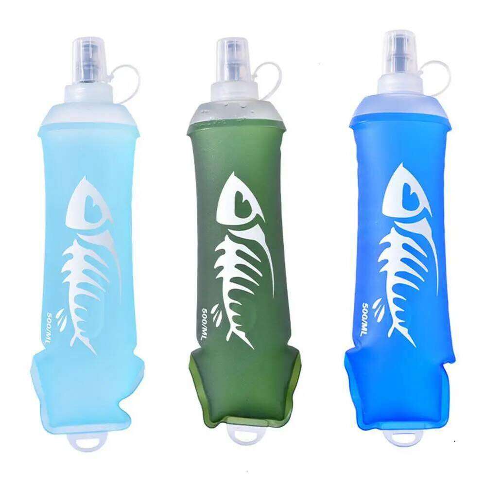 500ml Foldable Silicone Soft Flask Collapsible Water Bottles Outdoor Sport Running Traveling Hiking Camping Climbing Hydration Z260202-image-1093992902