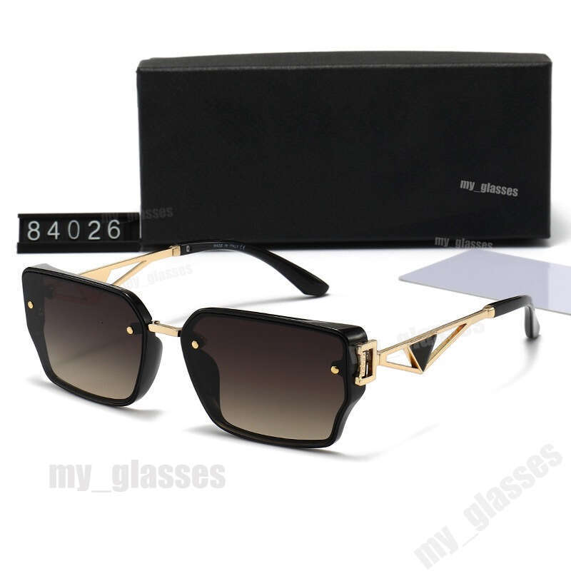 New style women's European and American fashion square, men's retro double bridge outdoor driving sun protection mens sunglasses designer