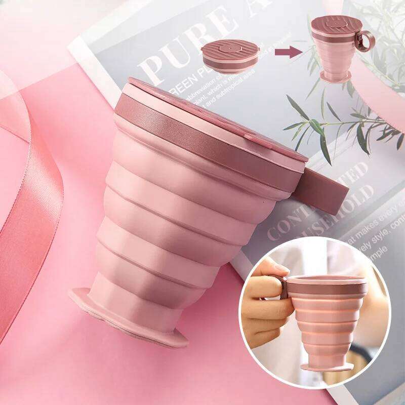 Foldable Silicone Portable Octagonal Folding Soft Telescopic Heat-resistant Durable Space Saving Collapsible Cup Z260202-image-1093994118