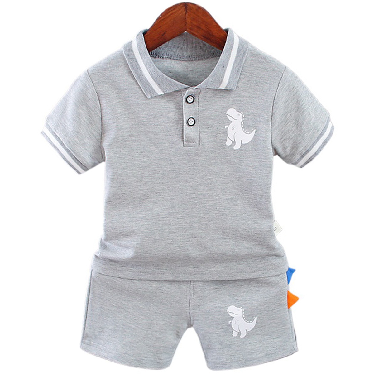 Children's Wear Ensemble: Stylish Matching Tops with Cargo Bottoms by Kid Designers-image-1094016135