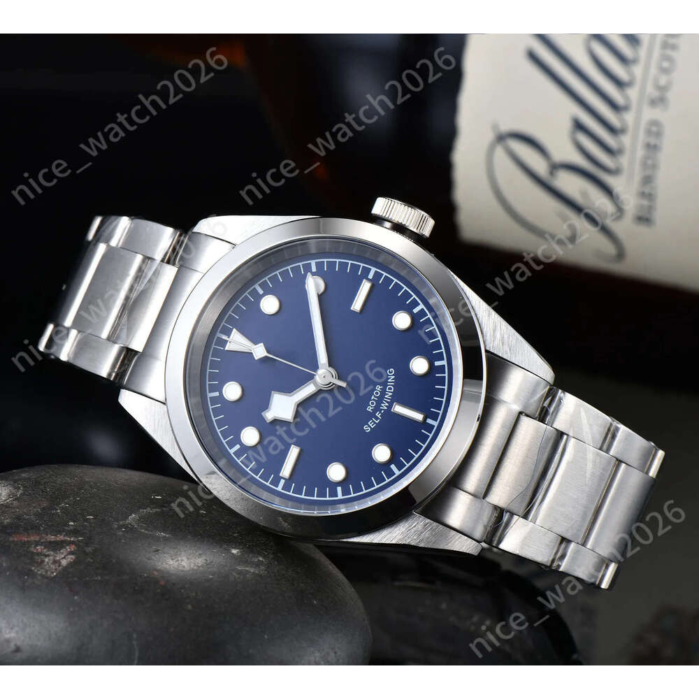 Tudorx New Designer High Quality Superclone Men Automatic Tudority Black Bay Mechanical Chronograph Movernent Gift Box Sapphire Mens Watch Montre