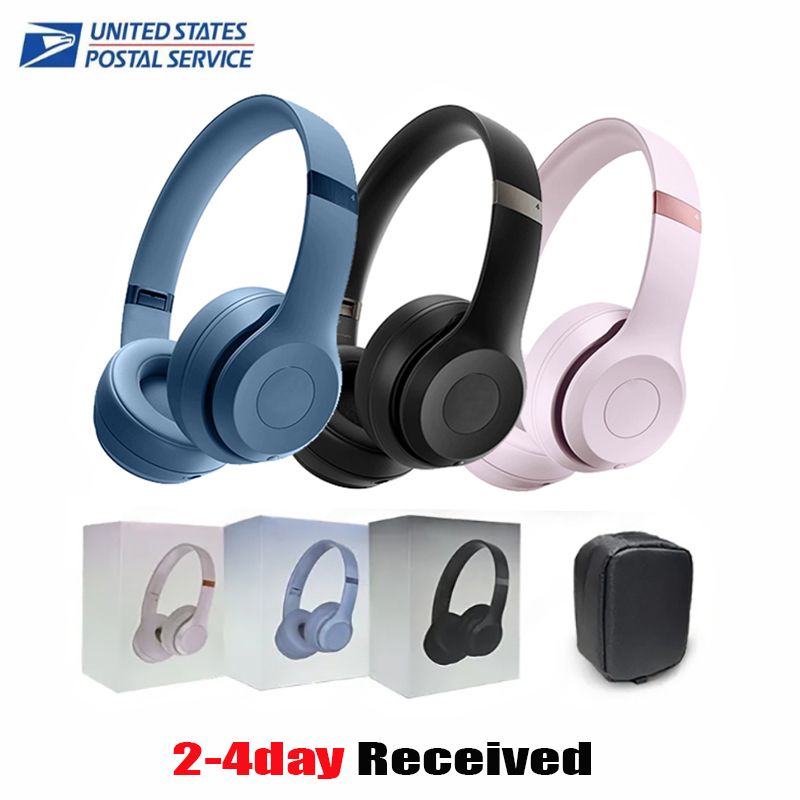 headphones Solo 4 earbuds ear Headset Stereo HIFI Super Bass Earphones wireless headphones bluetooth headphones-image-1093924804