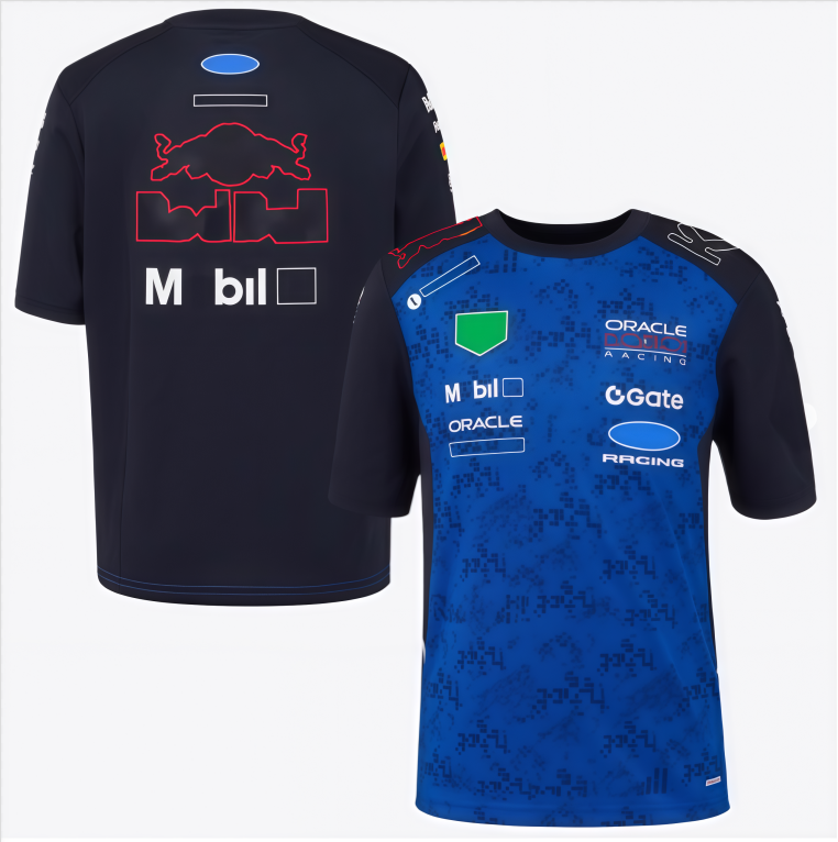 F12026 Short Sleeve Shirt F1logo Racing T-shirt Same Customised-image-759798193