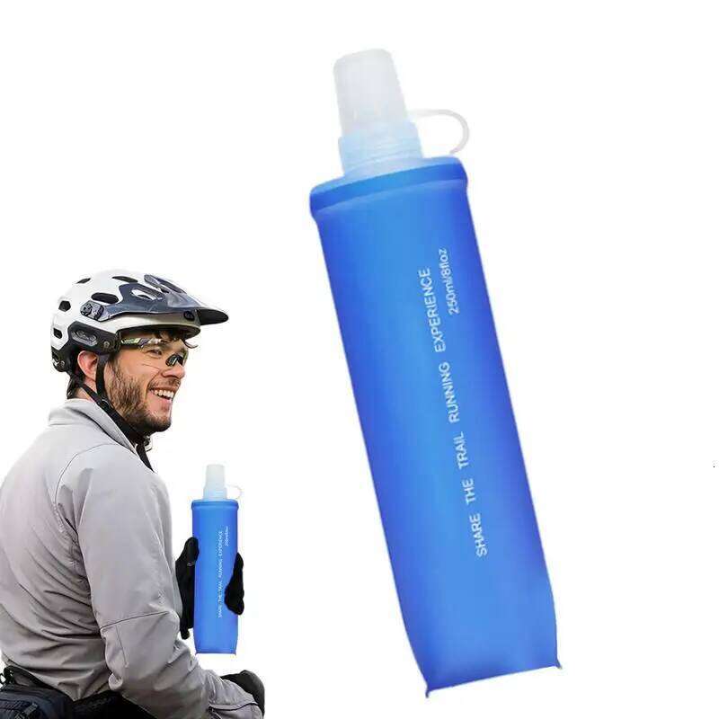 250/500ml Drinking Sport Folding Bag Soft Flask TPU BPA-Free Collapsible Water Bottle Z260202-image-1093993368