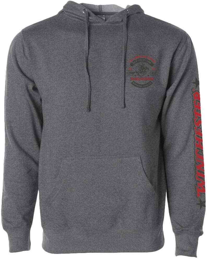 Felpa con cappuccio ufficiale Winchester Vintage Rider stampato Flce Pullover per uomo donna unisex L260612