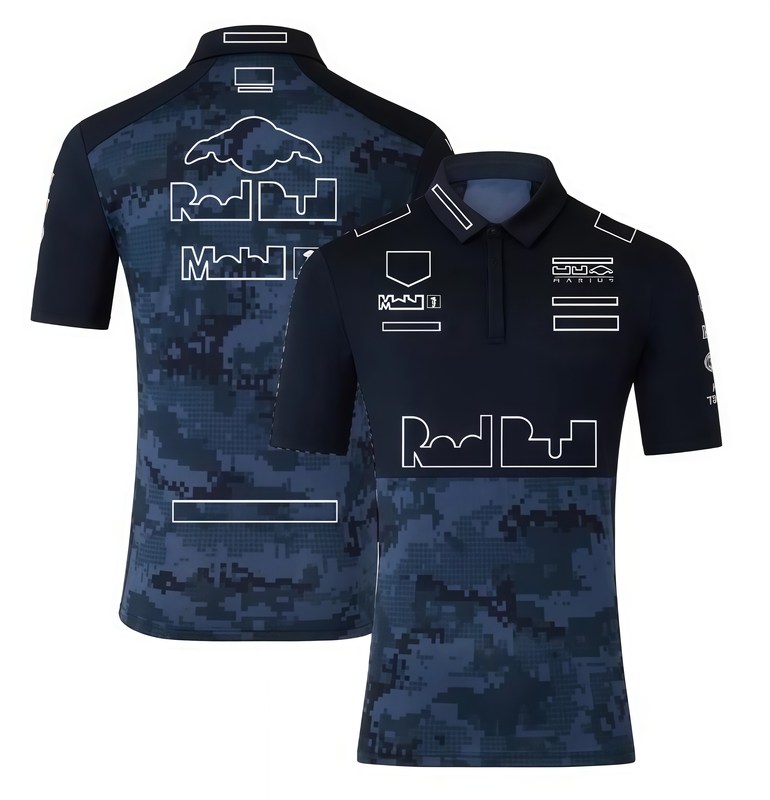 F12026 racing polo suit summer team short-sleeved T-shirt with custom-image-789094567