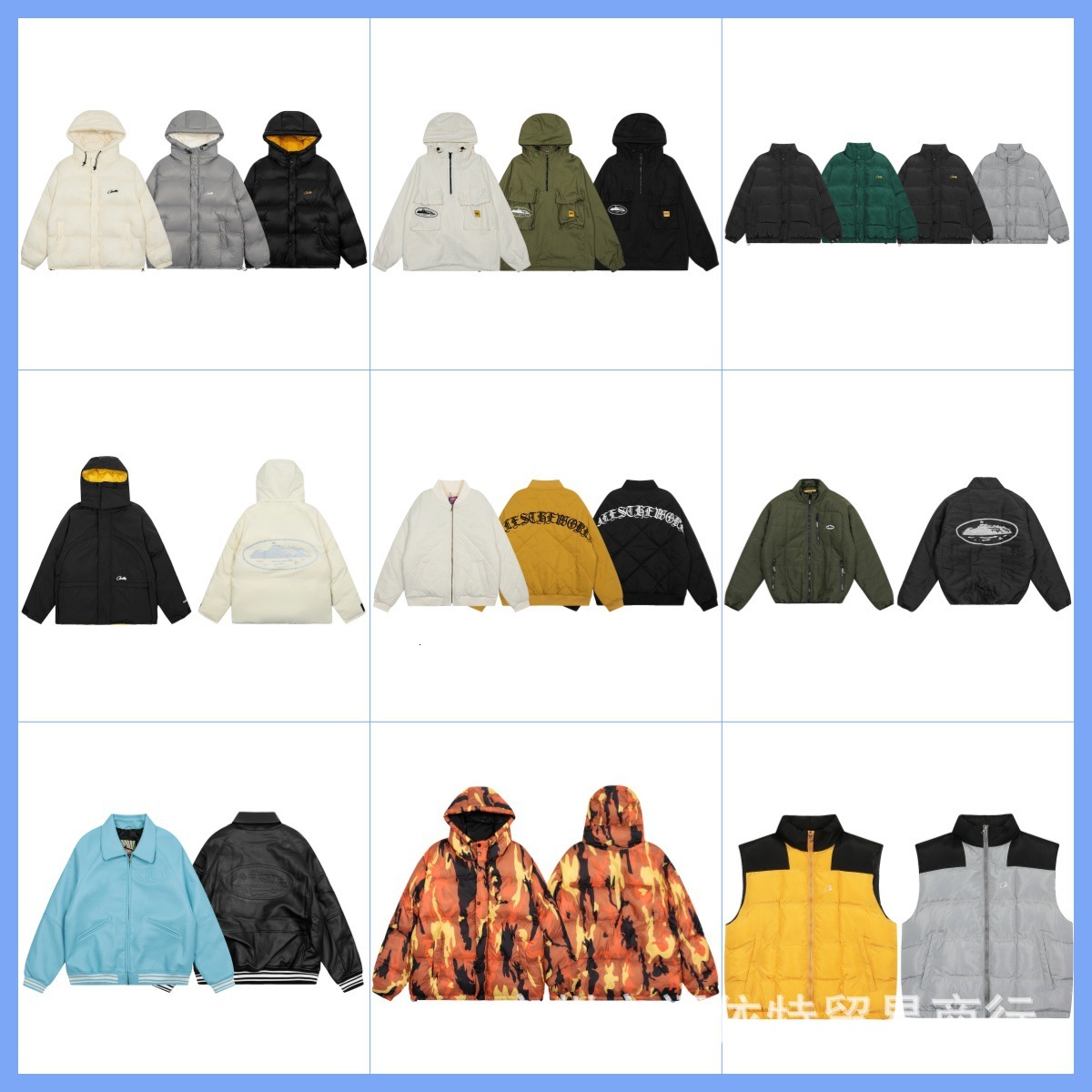 Designer Corte Correct Alcatraz Cotton Jacket Mens Camouflage Hooded Coat Winter Jacket Cotton Clothing Mens Winter Thickened