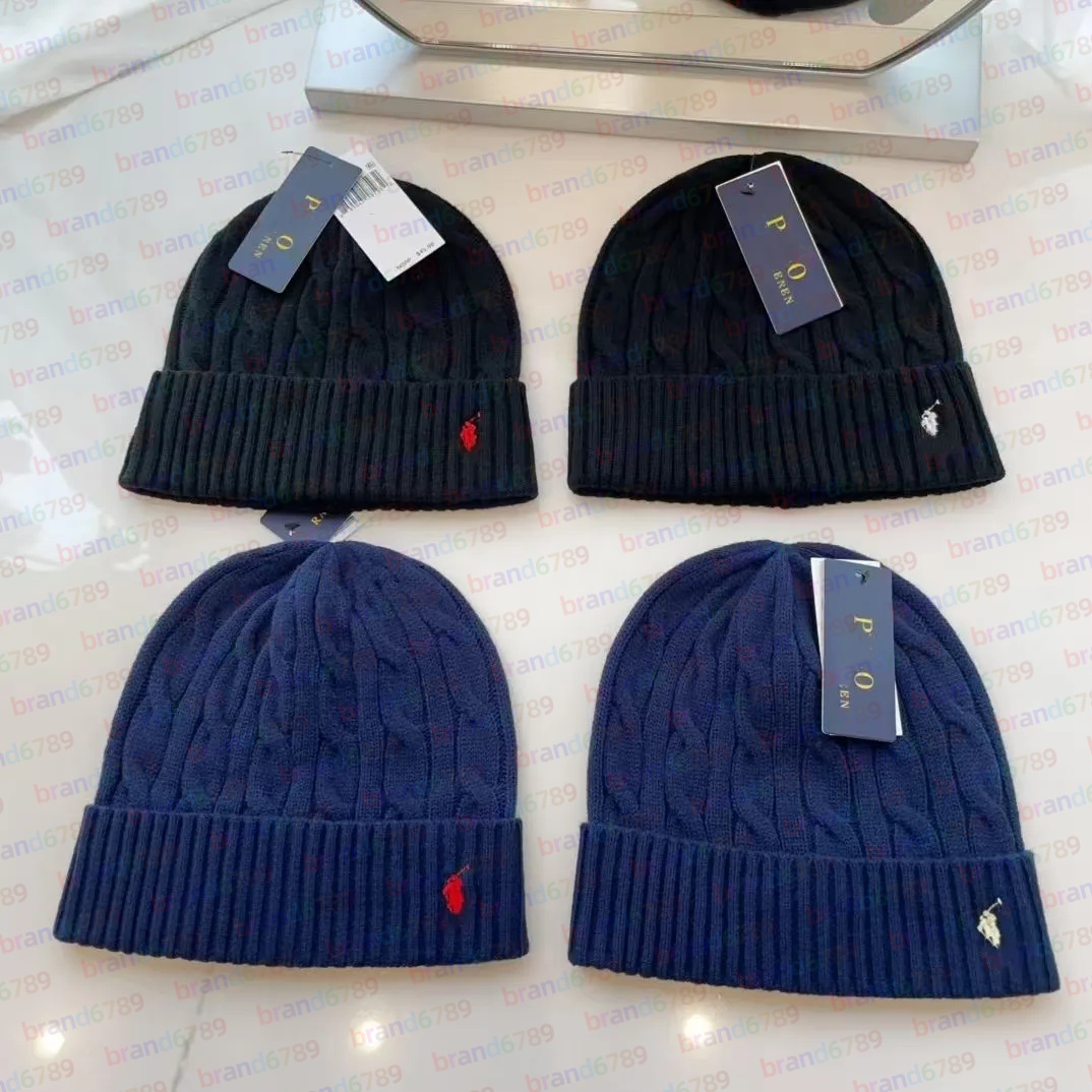 Luxury Designer Beanie for Men Women Classic Bonnet, Premium Winter Golf Leisure Hat with Embroidery, Classic Polo Fashion Style