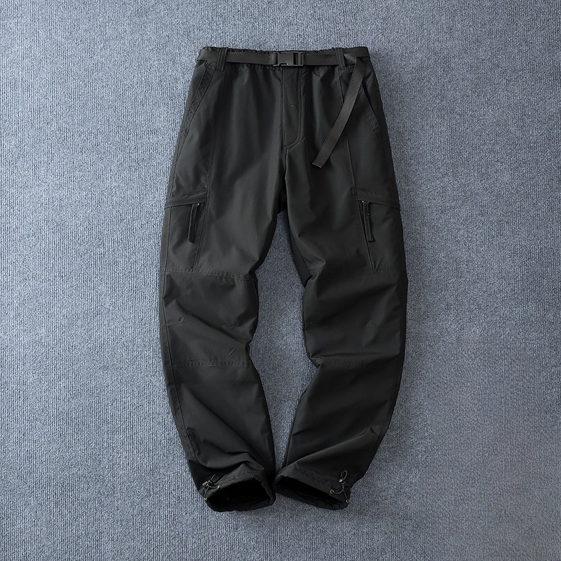 free shipping 2026 Men's Windproof Waterproof Utility Pants For Motorcycling Skiing Hiking Multi Pocket Cargo Work Trousers