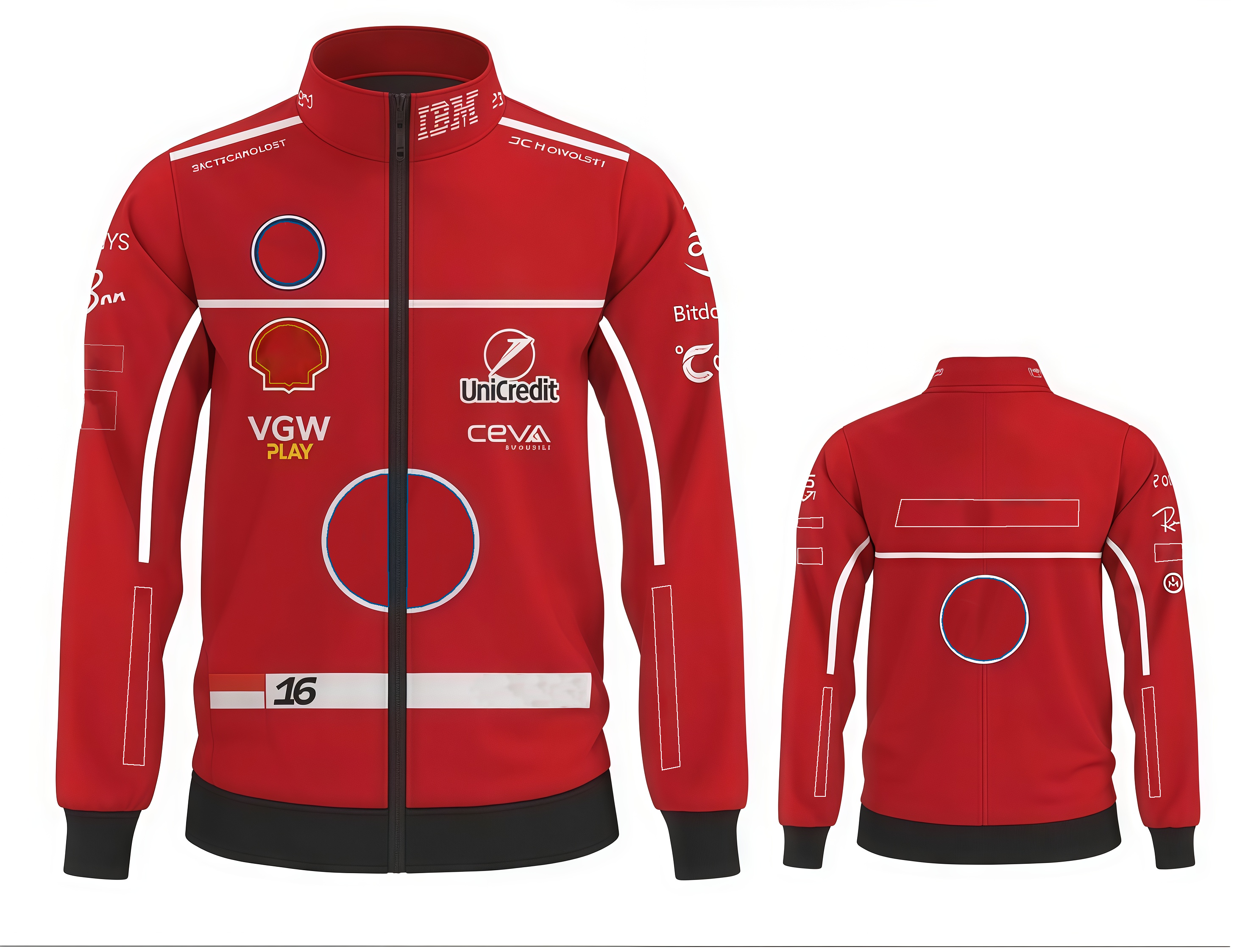 F12026 Racing Hoodie Team F1 Logo Veste personnalisation même style que celui présenté