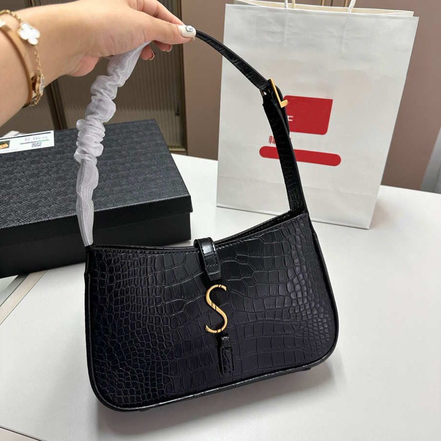 Designer Bag Shoulder Bags Women Classic Handbag Ladies Underarm Bag Lady Purse Brown Wallet Gold Label Letter with Shoulder strap Leather Bag cross