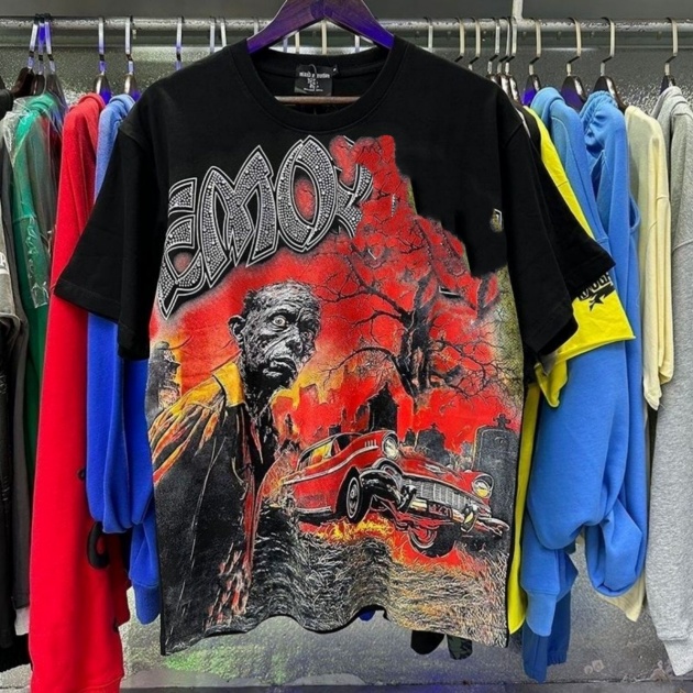 Chemises de créateurs à manches courtes en coton respirant pour hommes - T-shirt d'été unisexe avec sweat à capuche