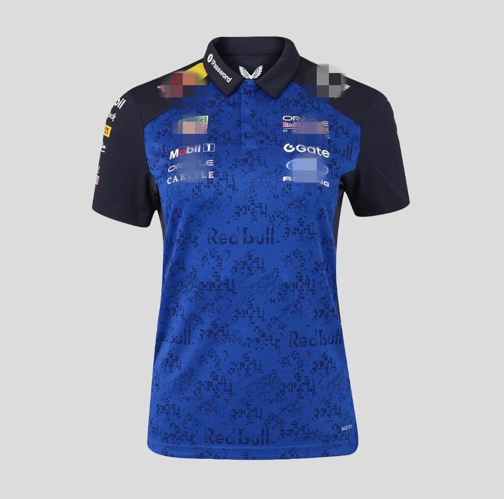 F1 racing downhill clothing, new outdoor cycling clothing, bicycle short quick-dry POLO shirt, summer mountain bike Bull Racing 2026 Team Polo Men,