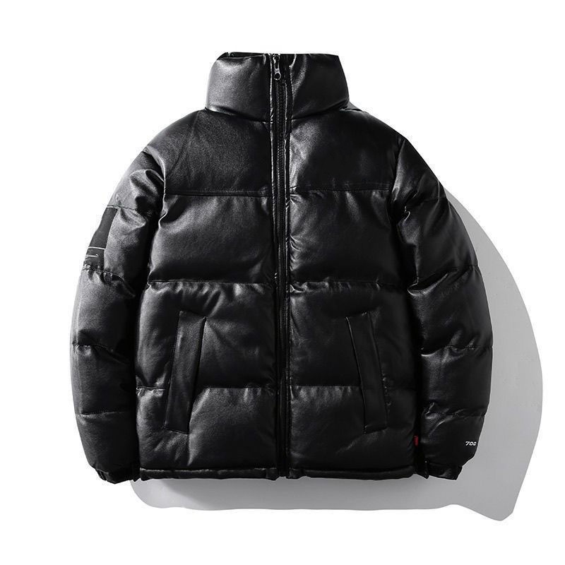 Parkas pour hommes Designer Vêtements en cuir et en coton pour couples Vêtements épais et amples Colliers montants pour hommes et femmes S-2XL