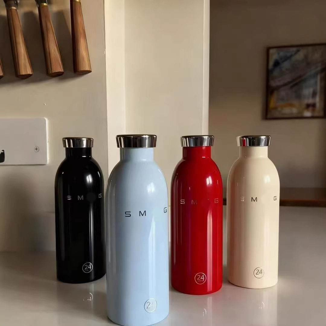 Camp Hunt Knife Ins Style 304 Food Grade Stainless Steel Tumbler 400/500Ml Reusable Insulated Coffee Cup For Office Travel camp equipment Hot Cold D