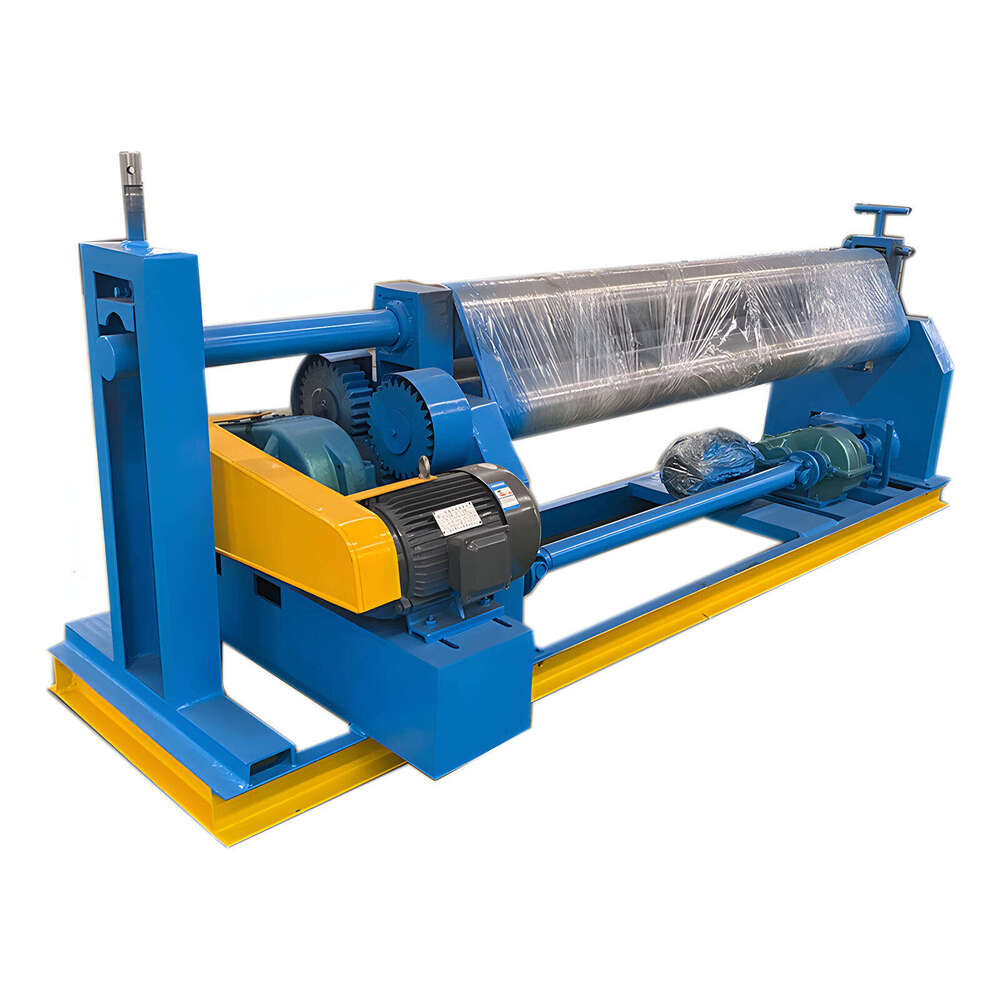 Large Capacity Plate Rolling Machine Featuring An Extended Rear Platform For Supporting Extra Long Plates During Processing-image-1094053271