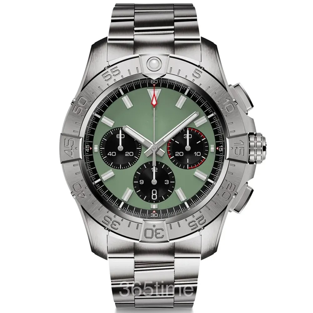 U1 Top-grade AAA Luxury VK Japanese Quartz Watches Men Business Sapphire Solid Clasp President Men Watches Male Buiness Wristwatches luxe de